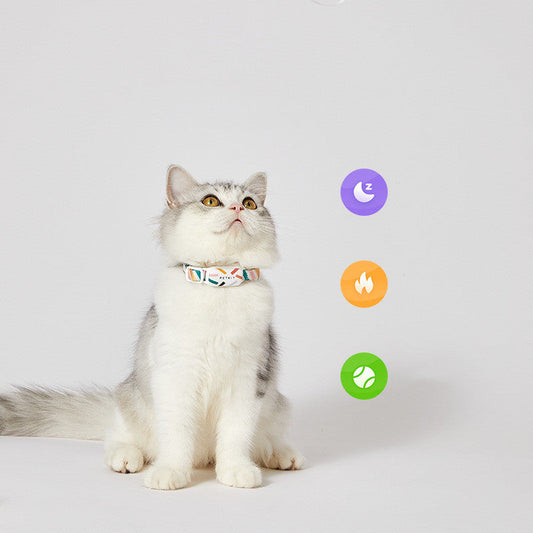 KFX-7666237 Wearable Anti-Lost Bluetooth Device for Cats and Dogs - Fashionable Style, Multiple Sizes Available