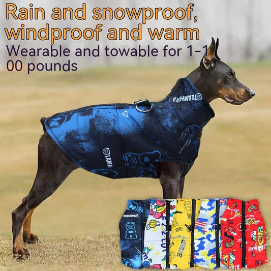 KFX-7668541 Winter Down Vest Jacket for Dogs in Multiple Colors and Sizes