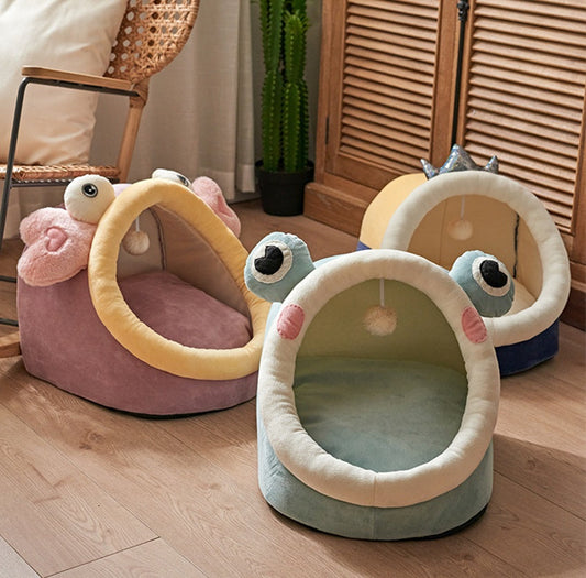 KFX-7678525 Universal Removable and Washable Cat Bed in Summer Designs, Multiple Colors and Sizes Available
