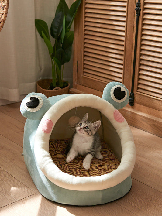 KFX-7678525 Universal Removable and Washable Cat Bed in Summer Designs, Multiple Colors and Sizes Available
