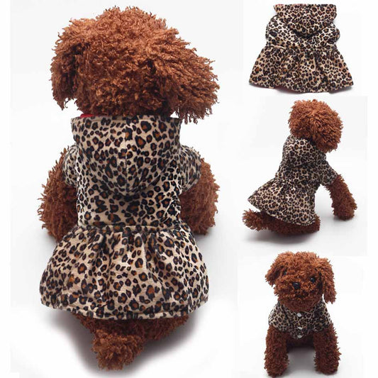 KFX-7705917 Reversible Leopard Print Cotton Dress for Versatile Stylish Outfits