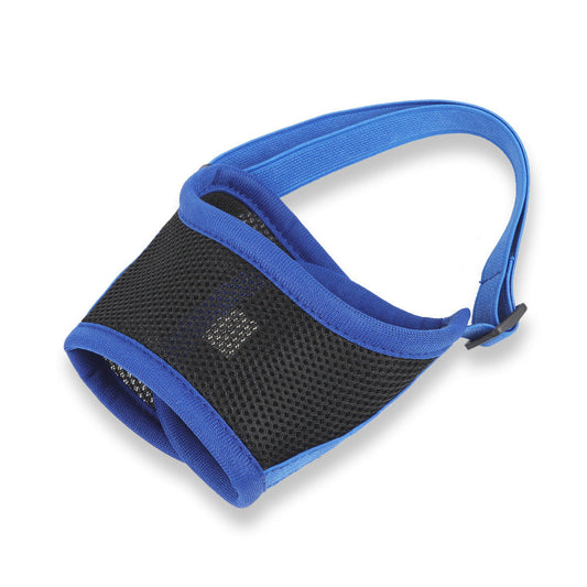 KFX-7710909 Breathable Mesh Dog Muzzle - Anti-Bite, Anti-Bark, Available in Multiple Sizes and Colors