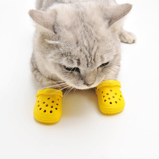 KFX-7740861 Stylish Summer Dog Shoes for Cats and Puppies in Vibrant Colors