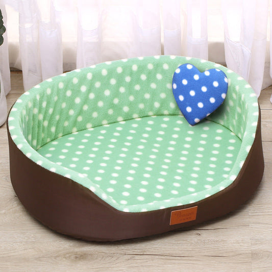 KFX-7792317 Reversible Soft Cotton Pet Cushion - Cozy and Skin-Friendly Mat for Dogs and Cats