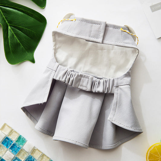 KFX-7806141 Summer Skirt Vest for Small Dogs and Cats in Bear and Carrot Designs
