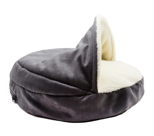 KFX-7809597 Removable Cat Nest and Kennel with Suede and Lambskin, Waterproof Design, Multiple Sizes Available