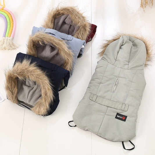 KFX-7825469 Cozy Cotton-Padded Casual Wear for Small Dogs in Autumn/Winter