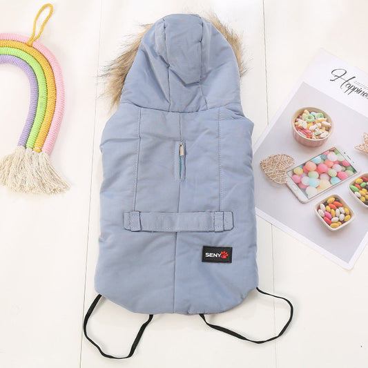 KFX-7825469 Cozy Cotton-Padded Casual Wear for Small Dogs in Autumn/Winter