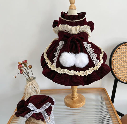 KFX-7867709 Custom Handmade Retro Style Pet Clothing in Multiple Sizes
