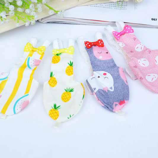 KFX-7871933 Stylish Pet Bird Diaper Flight Suit with Fun Prints for Parrots and Pigeons