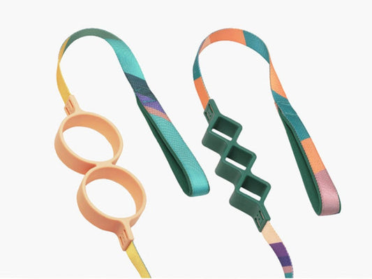 KFX-7874877 Shock-Absorbing Traction Rope with Reinforced Metal Parts and Color Block Options