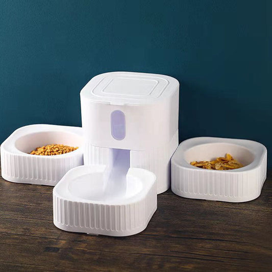 KFX-7898301 Automatic Pet Feeder with Removable and Washable Bowls in Multiple Colors