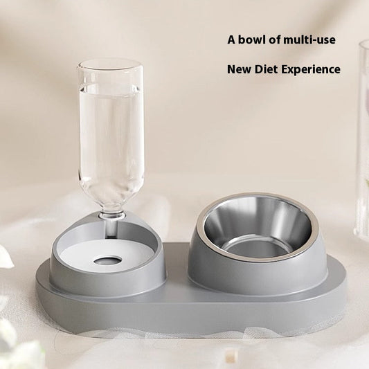 KFX-7909821 Automatic Cat Bowl with Oblique Mouth in Various Colors and Materials