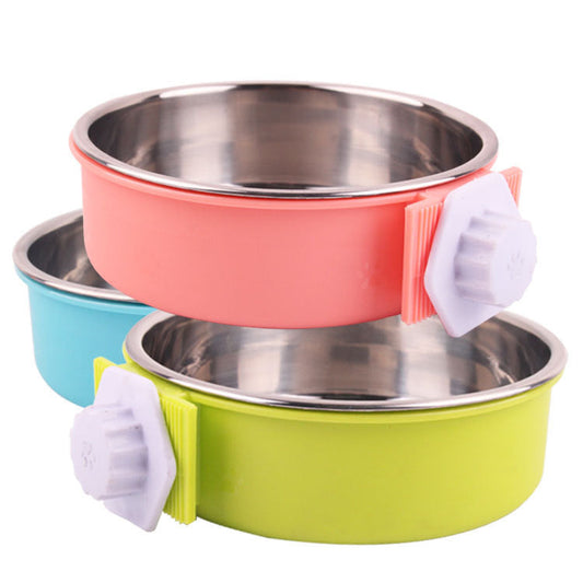 KFX-7936829 Durable Stainless Steel Dog Feeding Bowl for Pets