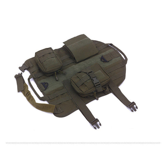 KFX-7977533 Tactical Dog Clothing Made of 1000D Nylon, Waterproof and Quick Drying, with Durable Zippers and Buckles