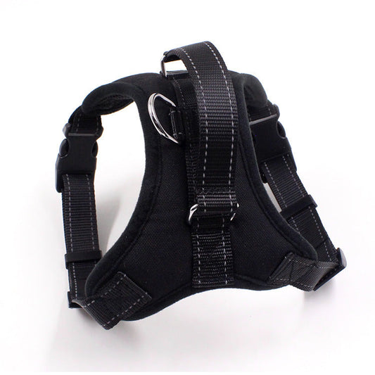 KFX-7978429 Reflective Nylon Chest Harness for Dogs and Cats - Scalable & Breathable Design