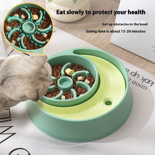 KFX-8008125 Automatic Cat Feeder with Integrated Water and Grain Bowl - Plastic, Multiple Colors