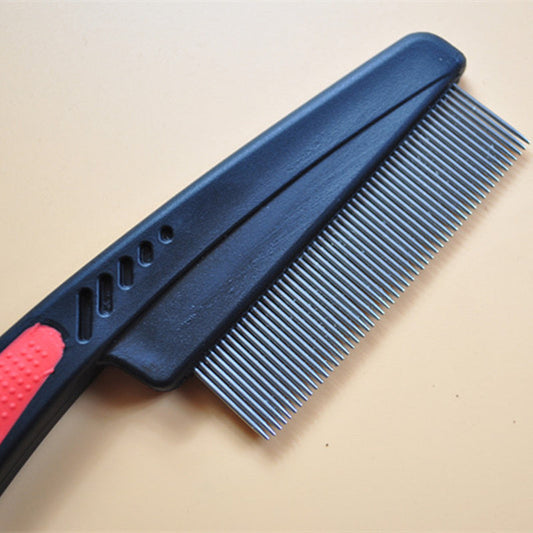 KFX-8013501 Stainless Steel Pet Comb for Flea Removal and Grooming