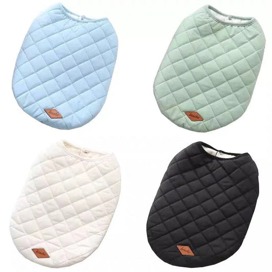 KFX-8028989 Cozy Cotton Dog Vest for Winter - Soft, Warm & Double-Sided in Multiple Colors