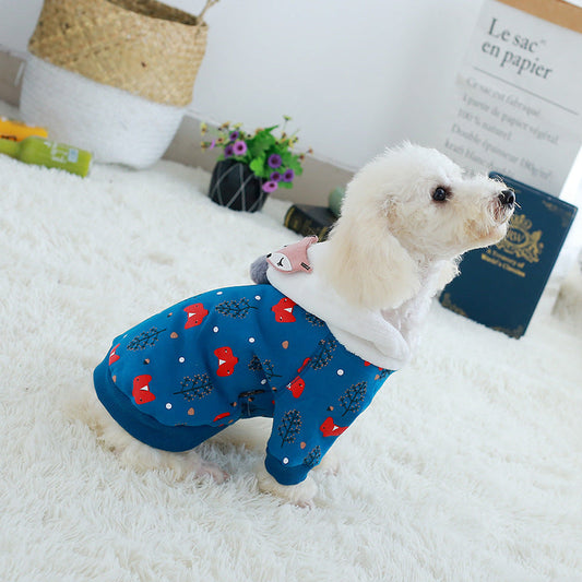 KFX-8043069 Plush Cotton Teddy Bear Costume for Pets - Universal Fit