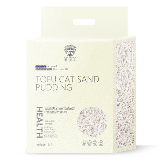 KFX-8046909 Tofu Cat Litter - Dust-Free Clumping Pet Deodorant with Corn for Fine Absorption