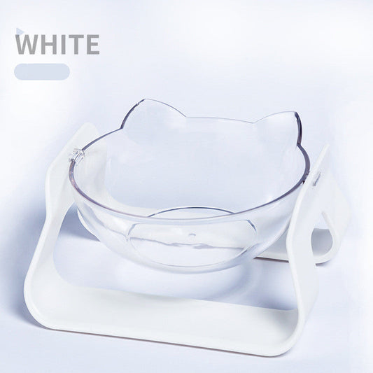 KFX-8050621 Adjustable 15° Tilt Cat and Dog Bowl for Healthy Feeding – Four Colors Available