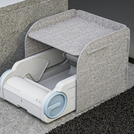 KFX-808083 Automatic Self-Cleaning Cat Litter Box with APP Control, Odor-Free, Low Noise, and Easy Clean for Large Cats