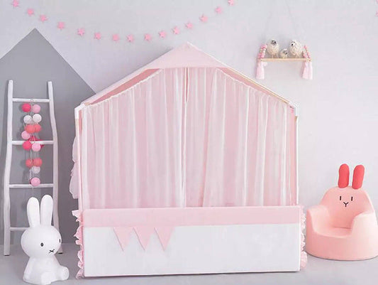 KFX-8087997 Removable and Washable Pet Tent Nest in Pink, Green, and Blue - Available in M, L, S Sizes