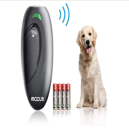 KFX-8093757 Ultrasonic Anti-Bark Trainer for Dogs - Effective Behavior Correction Device in Champagne Gold and Space Gray