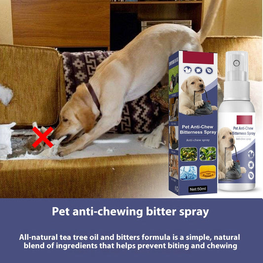 KFX-8124989 Indoor Anti-Bite Spray for Dogs – Long-lasting Protection Against Scratching Furniture, 50ml