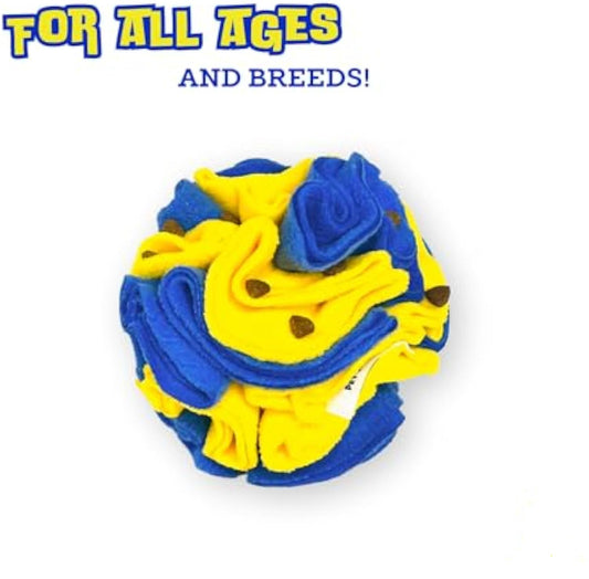 KFX-8147133 Interactive Foraging Dog Puzzle Ball – Enrichment Toy for Visual Stimulation in Dogs