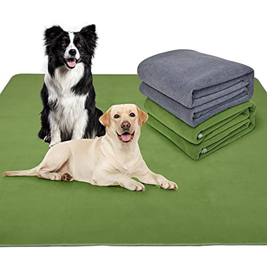 KFX-8189117 Multi-Layer Waterproof Mattress Cover for Pets – Anti-Seepage and Dirt-Resistant, Available in Gray and Green