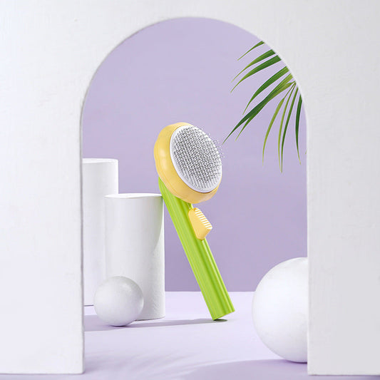 KFX-8210109 Sunflower Pet Comb for Cats and Dogs - Effective Hair Removal and Massage Tool