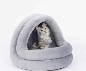 KFX-8235581 Cozy Cat House and Bed for Small Pets – Indoor Sleeping Nest and Play Mat
