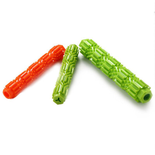 KFX-8242109 Durable Bite-Resistant Food Leaking Dog Toy Stick - Available in Multiple Sizes and Colors