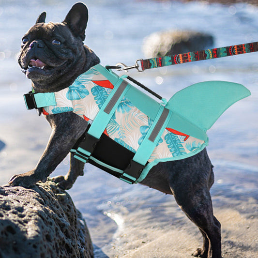 KFX-8246717 Shark Pet Life Vest for Dogs - Stylish & Functional Swimwear in Multiple Colors and Sizes