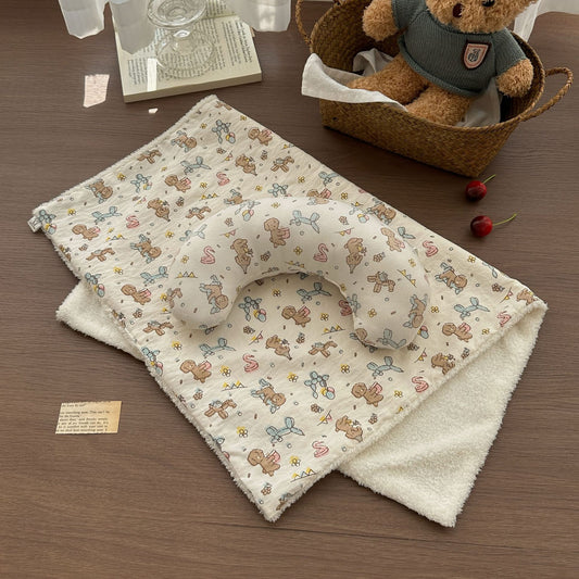 KFX-8259389 Soft Cloth Cat Pet Pillow and Bed Set - Multiple Sizes Available