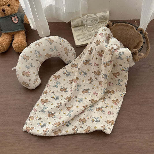 KFX-8259389 Soft Cloth Cat Pet Pillow and Bed Set - Multiple Sizes Available