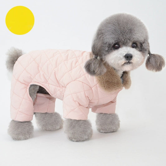 KFX-8262973 Cozy Cotton Dog Coat for Winter – Casual Pet Clothing