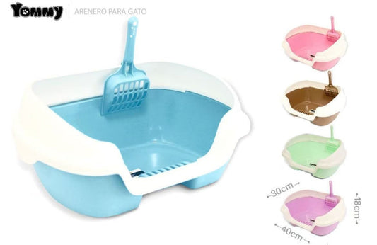 KFX-8263997 Semi-Enclosed Cat Litter Box for Enhanced Privacy and Reduced Odor Control