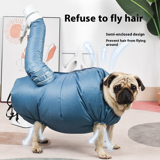 KFX-8266173 Automatic Pet Drying Bag with Quick-Drying Hair Dryer for Bathing Dogs