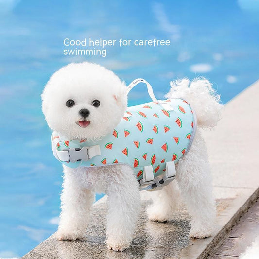 KFX-8293693 Pet Fruit Printed Clothes in Watermelon, Pineapple, Cherry Designs – Casual Oxford Cloth Apparel for Small to XXL Dogs