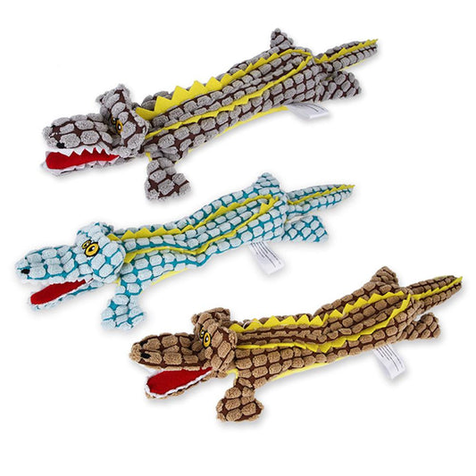 KFX-8301885 Durable Cotton Rope Pet Toy with Teeth Cleaning and Sound Features