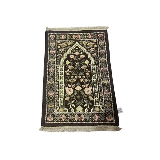 KFX-8324925 Portable Thin Ethnic Flower Design Worship Carpet in Multiple Colors 70x110cm
