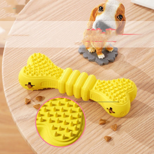 KFX-8328893 Large Rubber Chew Toys for Boredom Relief - Orange and Yellow, 170 x 60mm