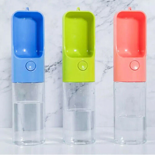 KFX-8329917 Portable Plastic Pet Drinking Fountain for Cats and Dogs - Convenient Water Dispenser