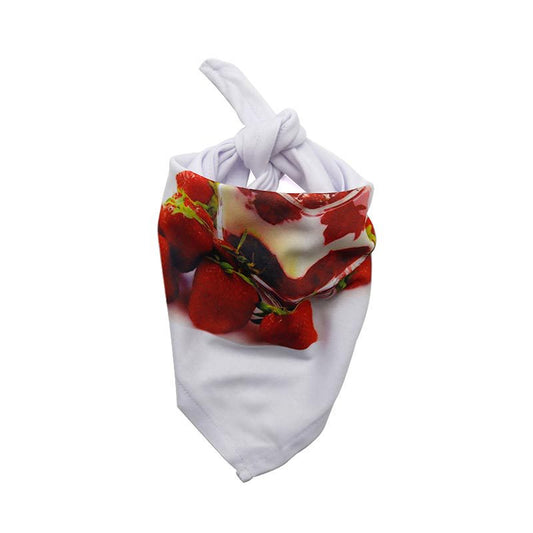 KFX-8337213 Pet Saliva Triangle Towel for Heat Transfer Printing - Durable Polyester, Multiple Sizes Available