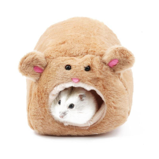 KFX-8349373 Cotton Nest for Small Animals - Cozy Winter Sleeping House for Hamsters, Rabbits, Squirrels, and More
