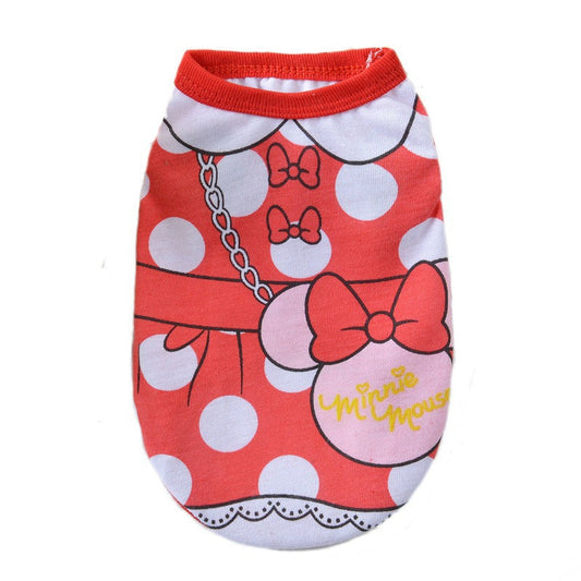 KFX-8386237 Cotton Striped Vest for Dogs in Multiple Spring and Summer Colors