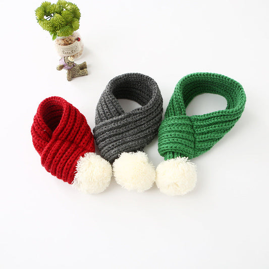 KFX-8396989 Wool Pet Scarf for Cats and Dogs - Casual Style, M & XL Sizes Available